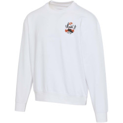 Pull publicitaire unisexe OCS en coton bio oversize à col rond Boris de 280 g/m2