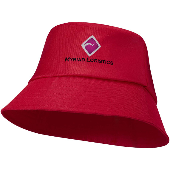 Chapeau publicitaire de soleil en polyester Solaris de 130 g/m2