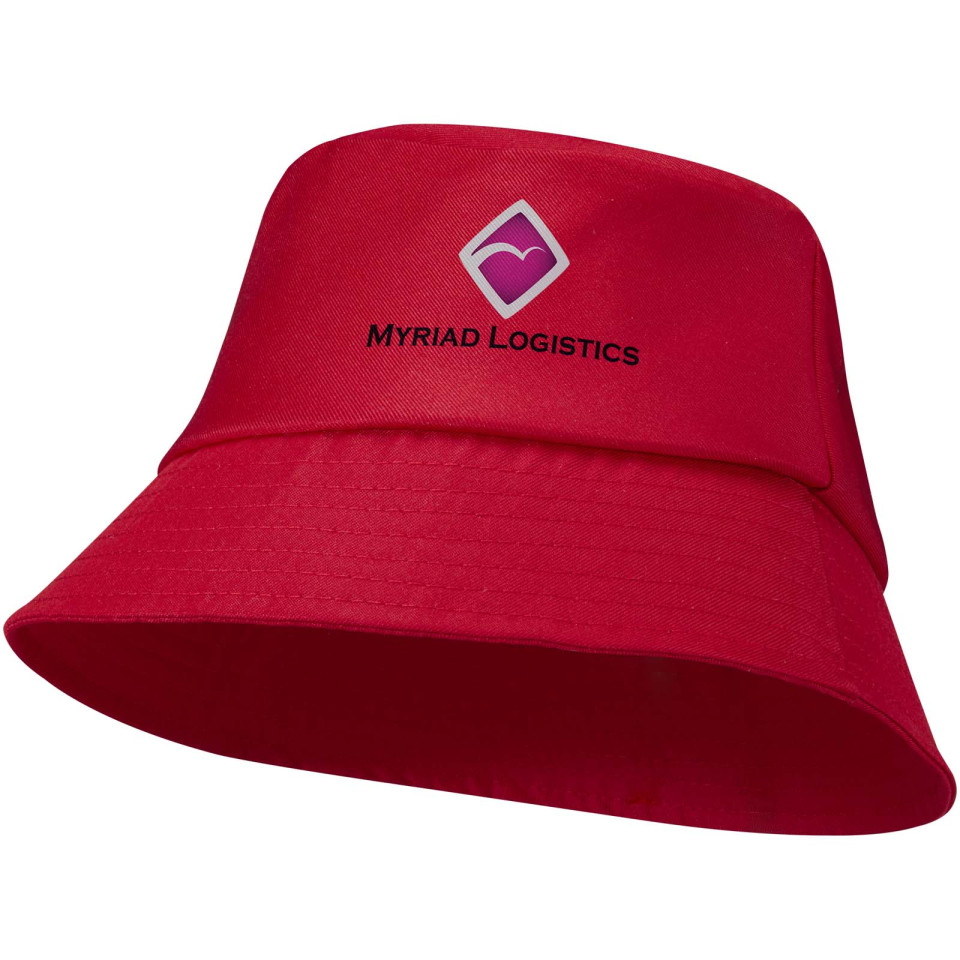 Chapeau publicitaire de soleil en polyester Solaris de 130 g/m2