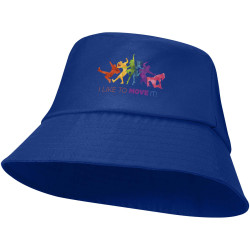 Chapeau publicitaire de soleil en polyester Solaris de 130 g/m2