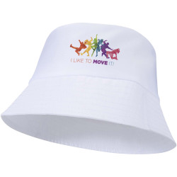 Chapeau publicitaire de soleil en polyester Solaris de 130 g/m2