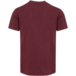 T-shirt publicitaire unisexe en coton bio certifié OCS Balfour à manches courtes et col en V de 200 g/m²