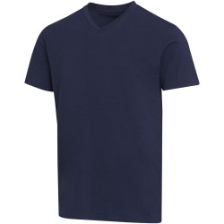 T-shirt publicitaire unisexe en coton bio certifié OCS Balfour à manches courtes et col en V de 200 g/m²