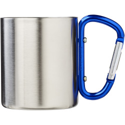 Mug publicitaire isolant Alpes avec mousqueton 200ml