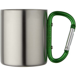 Mug publicitaire isolant Alpes avec mousqueton 200ml