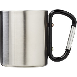 Mug publicitaire isolant Alpes avec mousqueton 200ml