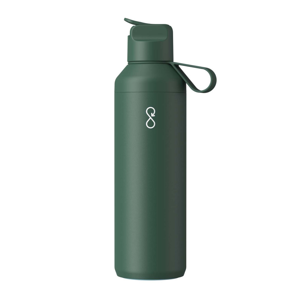 Bouteille publicitaire en acier inoxydable recyclé Ocean Bottle Peak GO 710 ml