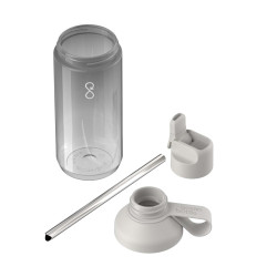 Bouteille publicitaire d'eau Ocean Bottle GO Clear 710 ml