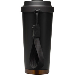 Gobelet publicitaire isotherme à double paroi en acier inoxydable recyclé RCS Hampton, 480 ml