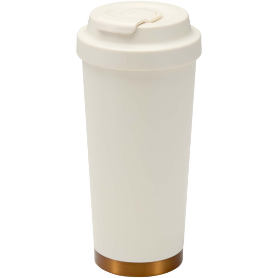 Gobelet publicitaire isotherme à double paroi en acier inoxydable recyclé RCS Hampton, 480 ml