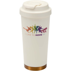 Gobelet publicitaire isotherme à double paroi en acier inoxydable recyclé RCS Hampton, 480 ml