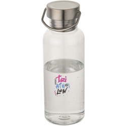 Bouteille publicitaire d'eau Thor 600 ml en RPET recyclé RCS