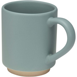 Tasse publicitaire en céramique empilable Camilla, 180 ml, finition mate