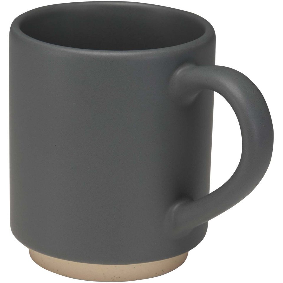 Tasse publicitaire en céramique empilable Camilla, 180 ml, finition mate
