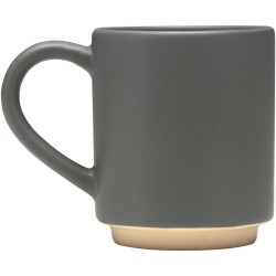 Tasse publicitaire en céramique empilable Camilla, 180 ml, finition mate