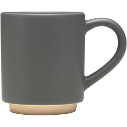 Tasse publicitaire en céramique empilable Camilla, 180 ml, finition mate