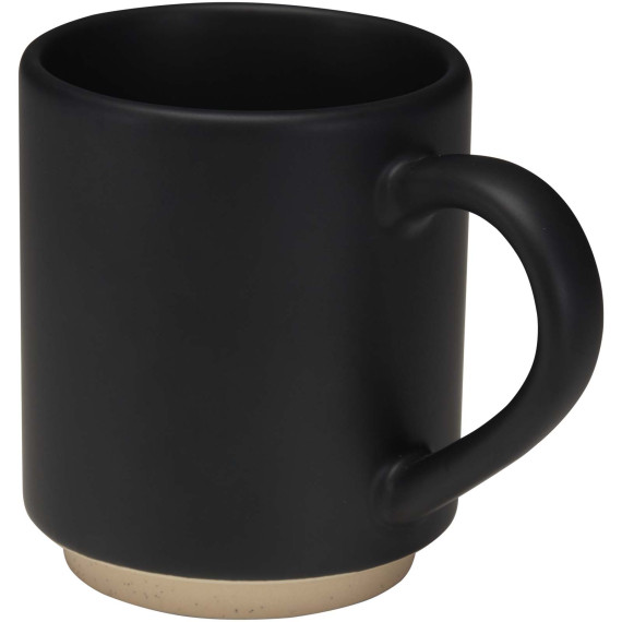 Tasse publicitaire en céramique empilable Camilla, 180 ml, finition mate