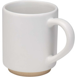 Tasse publicitaire en céramique empilable Camilla, 180 ml, finition mate