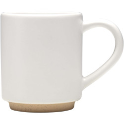Tasse publicitaire en céramique empilable Camilla, 180 ml, finition mate