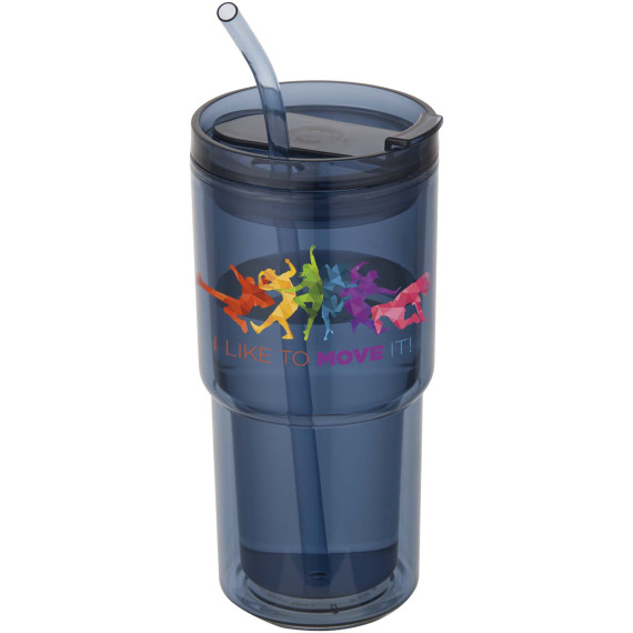 Gobelet publicitaire en plastique à double paroi Archer de 480 ml
