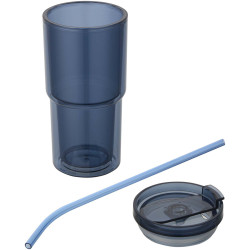 Gobelet publicitaire en plastique à double paroi Archer de 480 ml