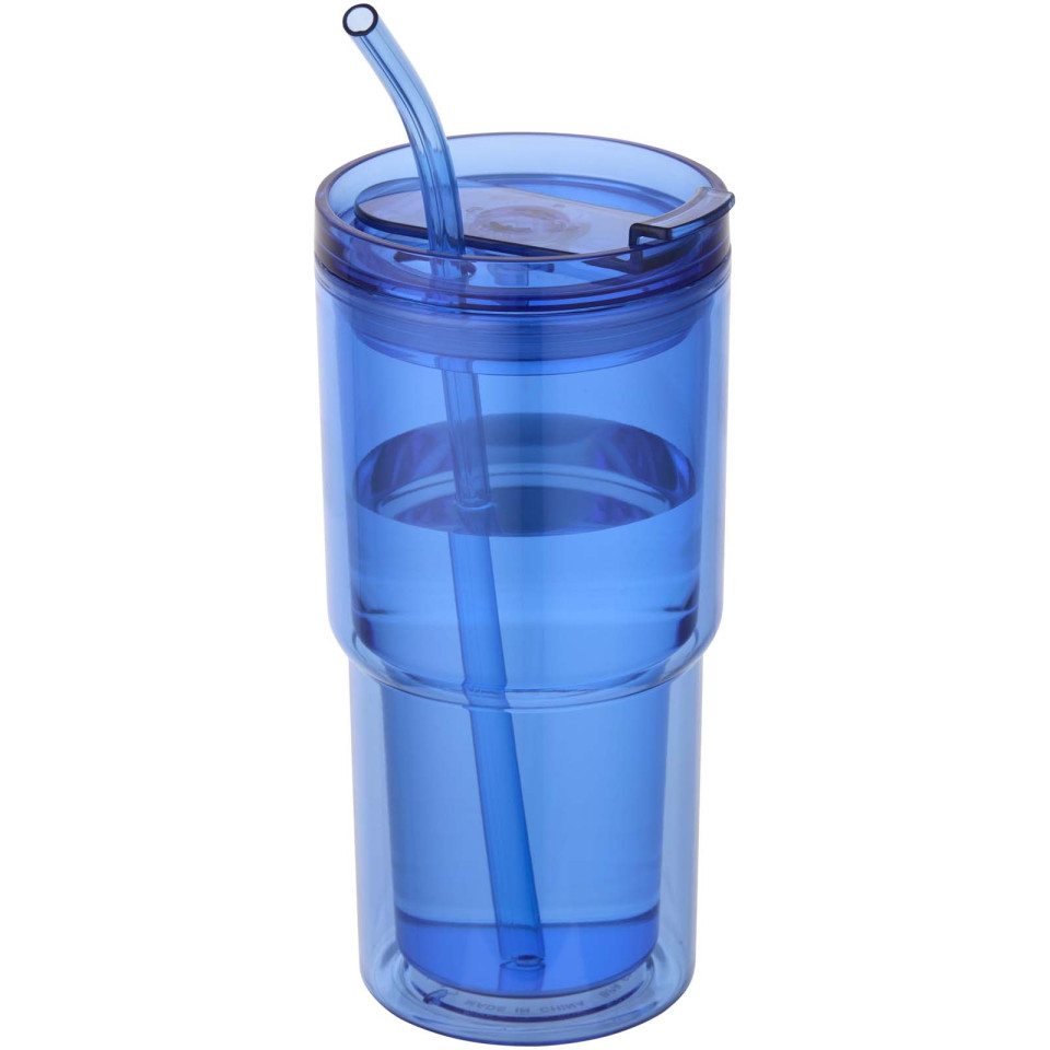 Gobelet publicitaire en plastique à double paroi Archer de 480 ml
