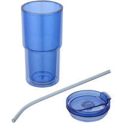 Gobelet publicitaire en plastique à double paroi Archer de 480 ml