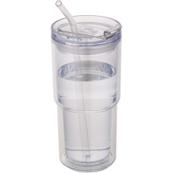 Gobelet publicitaire en plastique à double paroi Archer de 480 ml