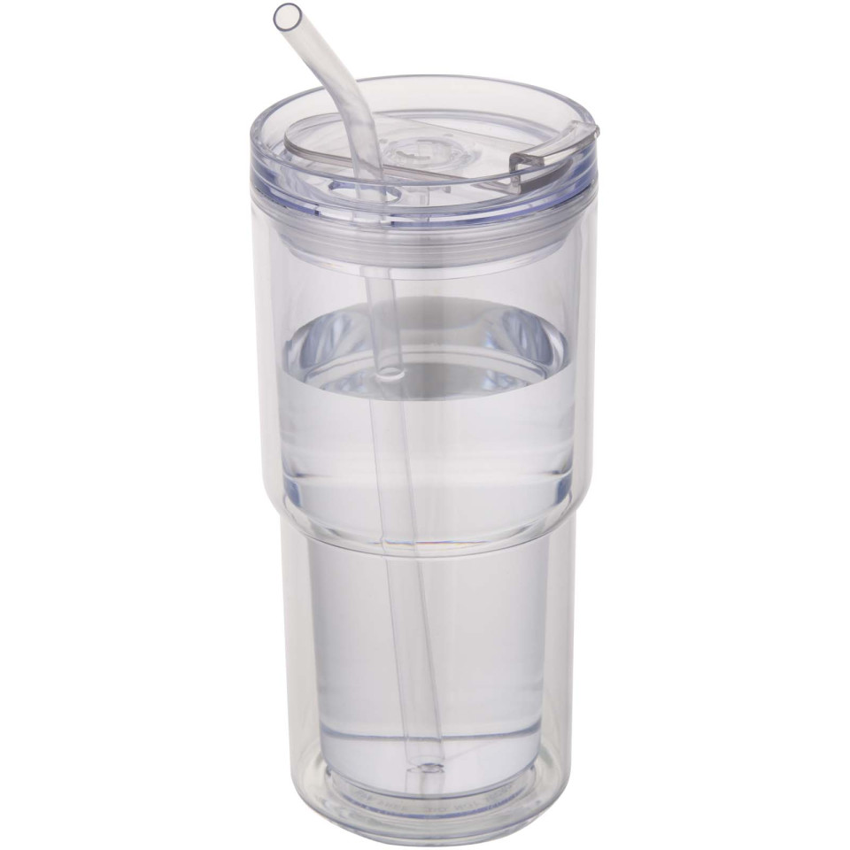 Gobelet publicitaire en plastique à double paroi Archer de 480 ml
