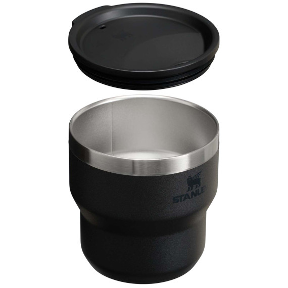 Tasse publicitaire de camping isolée et empilable en acier inoxydable Stanley Stay Hot 295 ml