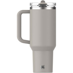 Gobelet publicitaire à paille isolé en acier inoxydable recyclé Stanley Quencher® ProTour 1180 ml