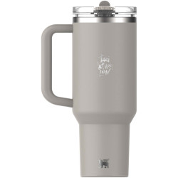 Gobelet publicitaire à paille isolé en acier inoxydable recyclé Stanley Quencher® ProTour 1180 ml