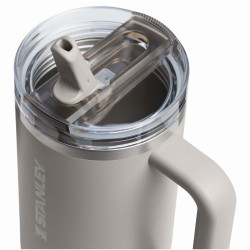 Gobelet publicitaire à paille isolé en acier inoxydable recyclé Stanley Quencher® ProTour 1180 ml