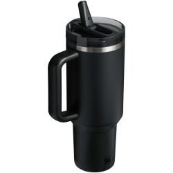 Gobelet publicitaire à paille isolé en acier inoxydable recyclé Stanley Quencher® ProTour 1180 ml