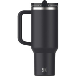 Gobelet publicitaire à paille isolé en acier inoxydable recyclé Stanley Quencher® ProTour 1180 ml