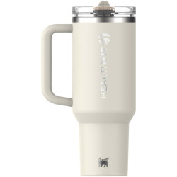 Gobelet publicitaire à paille isolé en acier inoxydable recyclé Stanley Quencher® ProTour 1180 ml
