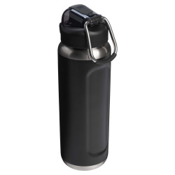Bouteille publicitaire d'eau isolée en acier inoxydable recyclé Stanley Classic Wellspring 710 ml