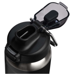 Bouteille publicitaire d'eau isolée en acier inoxydable recyclé Stanley Classic Wellspring 710 ml