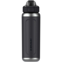 Bouteille publicitaire d'eau isolée en acier inoxydable recyclé Stanley Classic Wellspring 710 ml