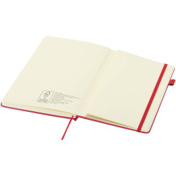Carnet publicitaire Liss A5 à couverture rigide en plastique recyclé