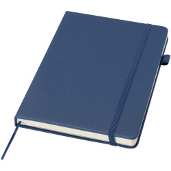 Carnet publicitaire Liss A5 à couverture rigide en plastique recyclé
