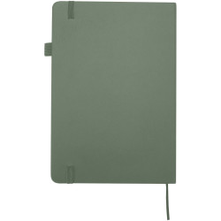 Carnet publicitaire Liss A5 à couverture rigide en plastique recyclé