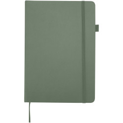 Carnet publicitaire Liss A5 à couverture rigide en plastique recyclé
