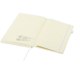Carnet publicitaire Liss A5 à couverture rigide en plastique recyclé