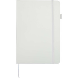 Carnet publicitaire Liss A5 à couverture rigide en plastique recyclé