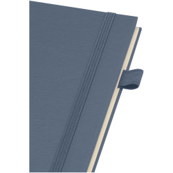 Cahier publicitaire à spirales Liss A5 à couverture rigide en plastique recyclé