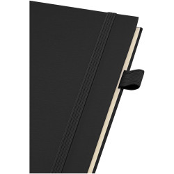 Cahier publicitaire à spirales Liss A5 à couverture rigide en plastique recyclé