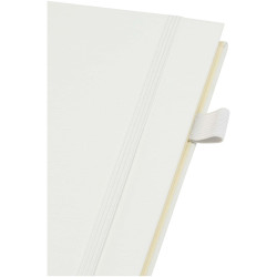 Cahier publicitaire à spirales Liss A5 à couverture rigide en plastique recyclé