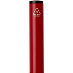 Stylo publicitaire à bille à ressort en aluminium recyclé Verton avec capuchon