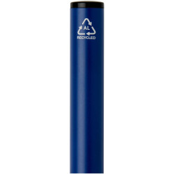 Stylo publicitaire à bille à ressort en aluminium recyclé Verton avec capuchon